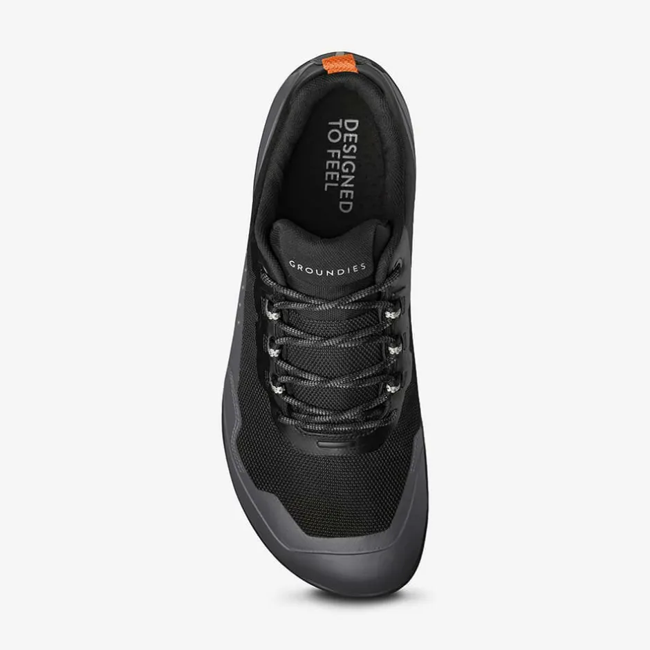 Vegan|Groundies ® All Terrain Low Waterproof Men Black