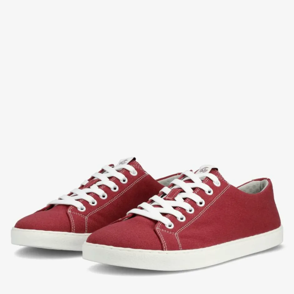 Vegan|Groundies ® Brooklyn Low Men Bordeaux
