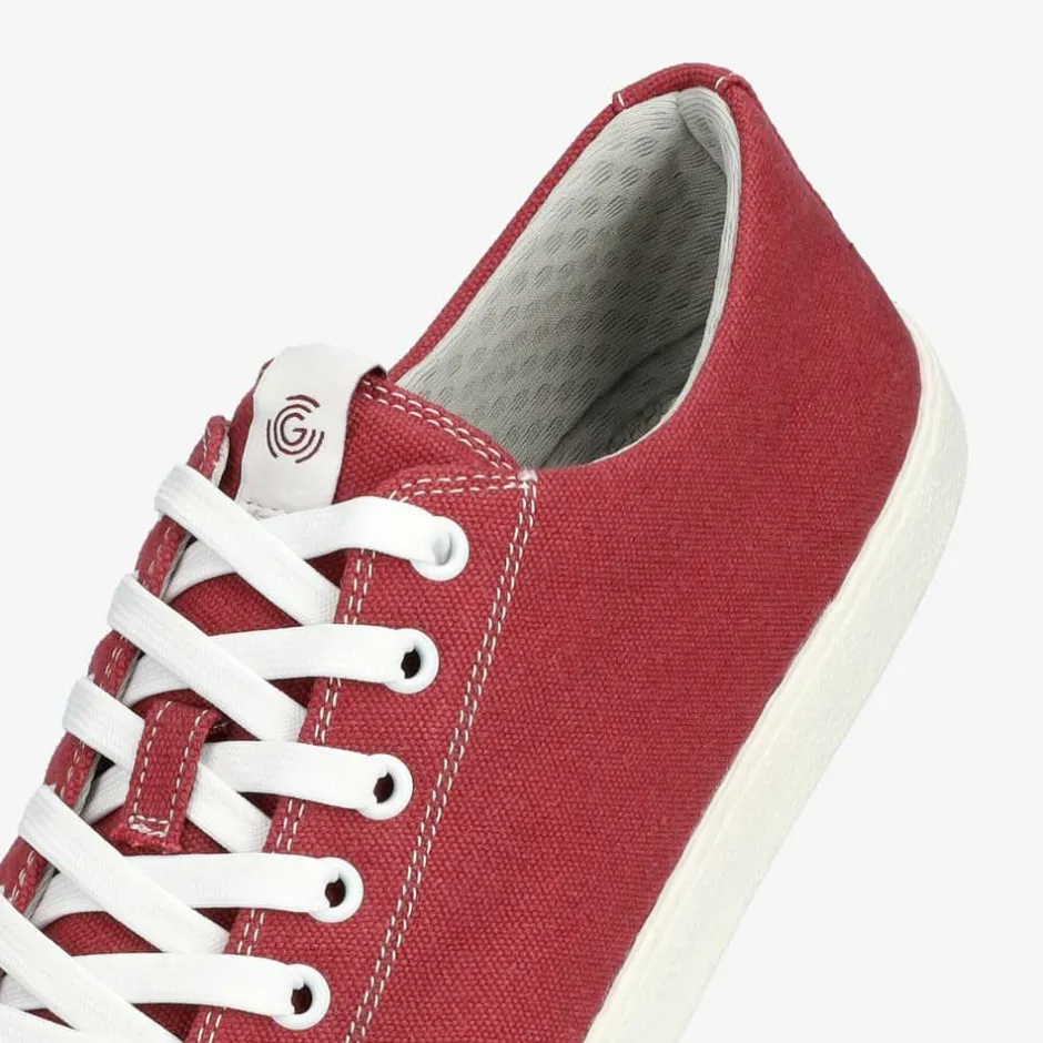 Vegan|Groundies ® Brooklyn Low Men Bordeaux