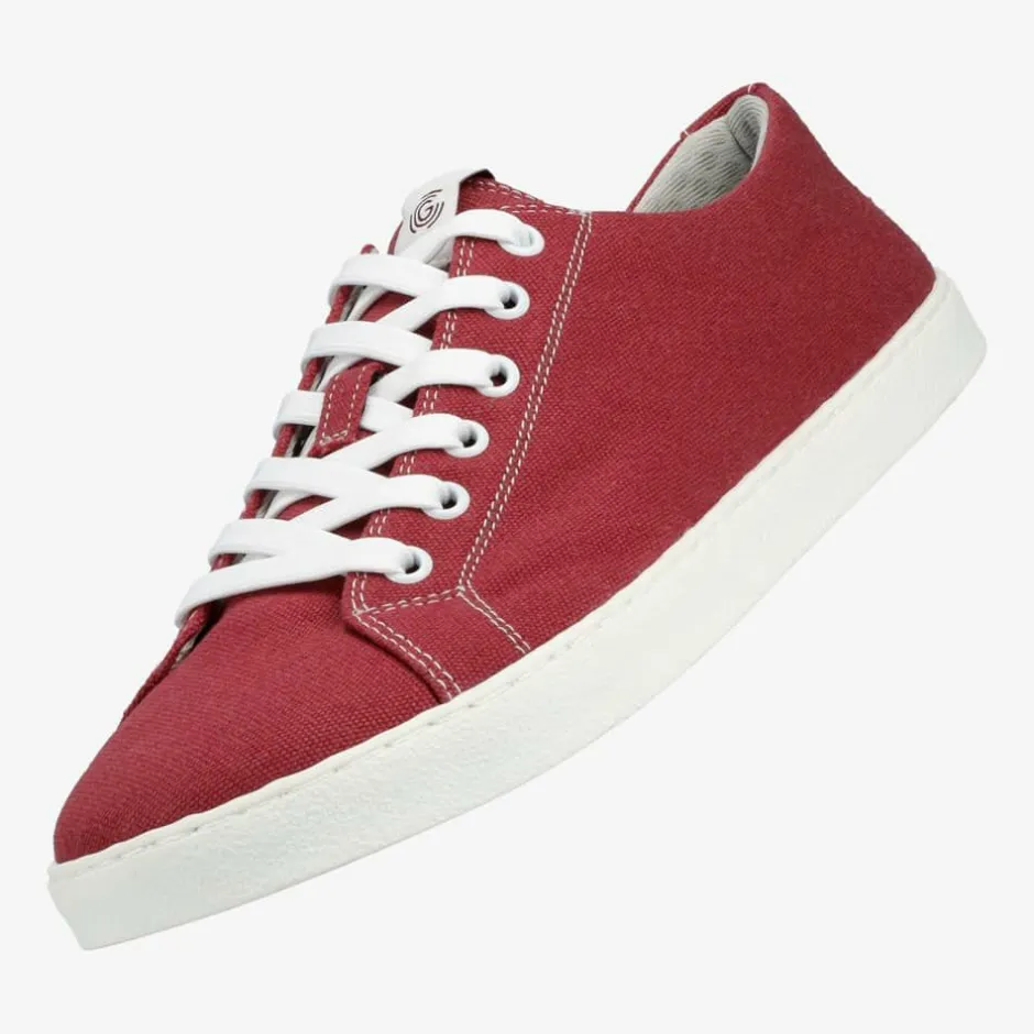 Vegan|Groundies ® Brooklyn Low Men Bordeaux