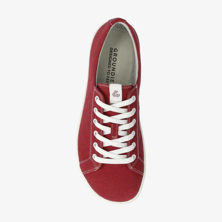 Vegan|Groundies ® Brooklyn Low Men Bordeaux
