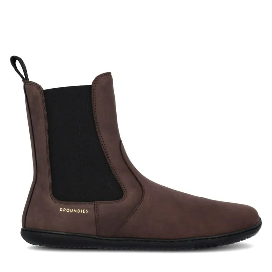 Boots & Booties|Groundies ® Camden Barefoot+ Women Darkbrown