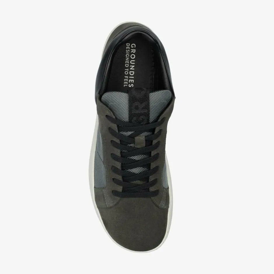 Sneaker|Groundies ® Court Men Green/Grey