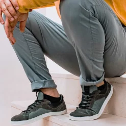 Sneaker|Groundies ® Court Men Green/Grey