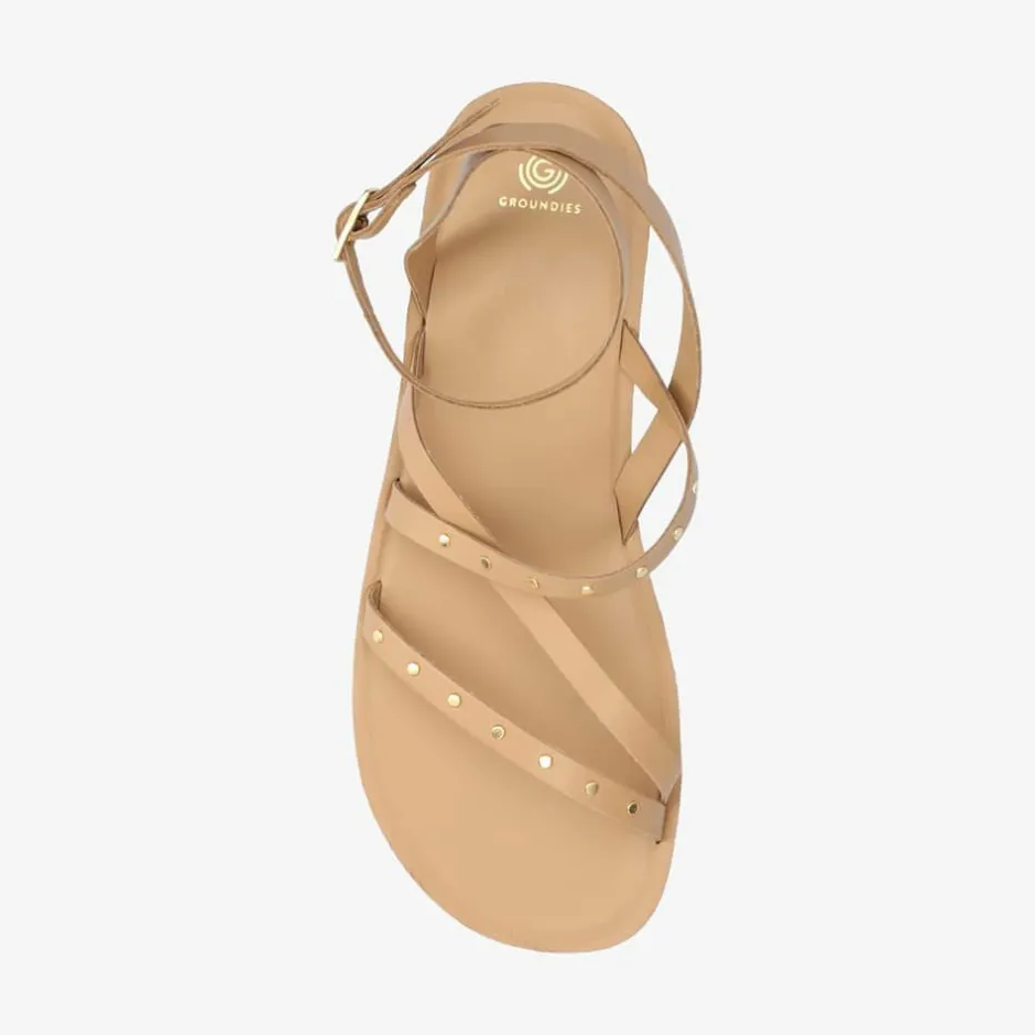 Sandals|Groundies ® Florence Studs Women Beige