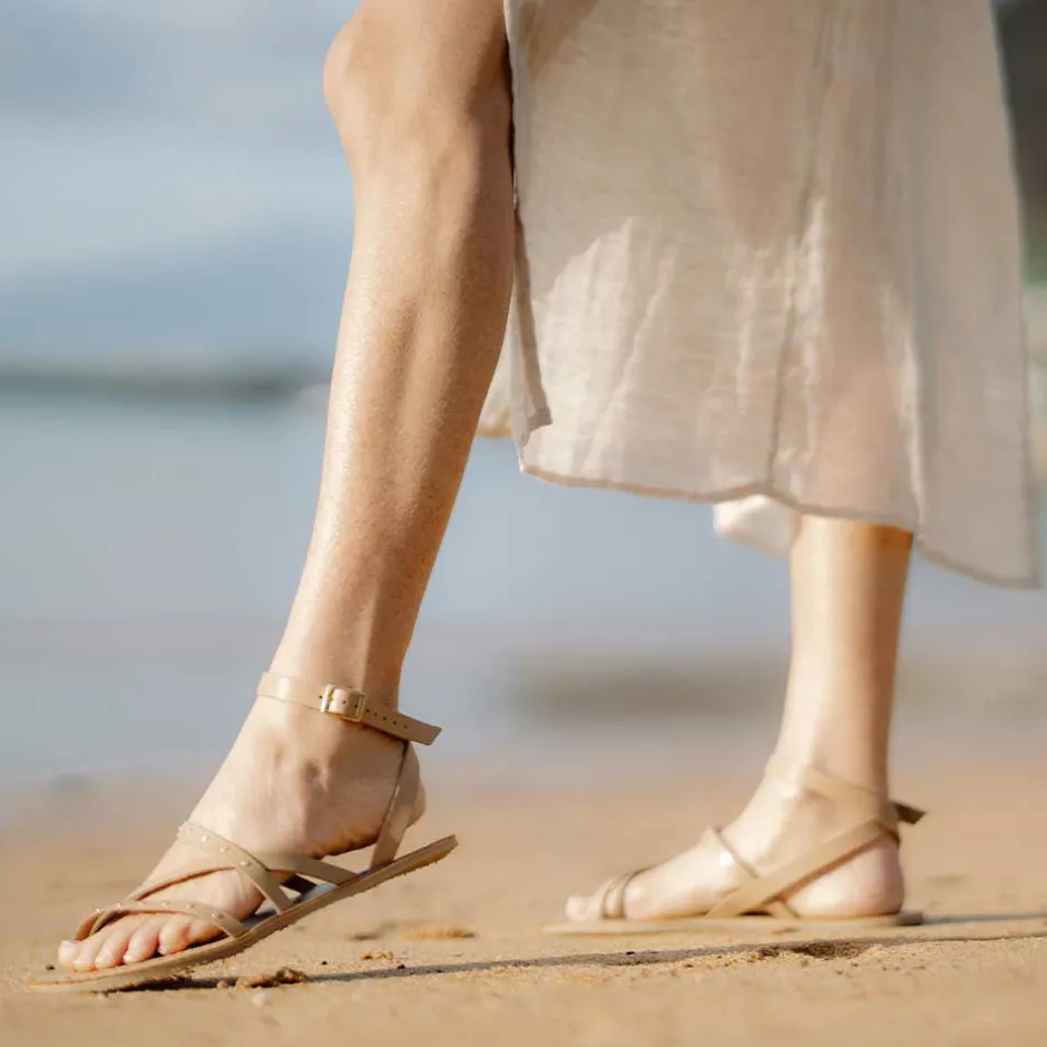 Sandals|Groundies ® Florence Studs Women Beige