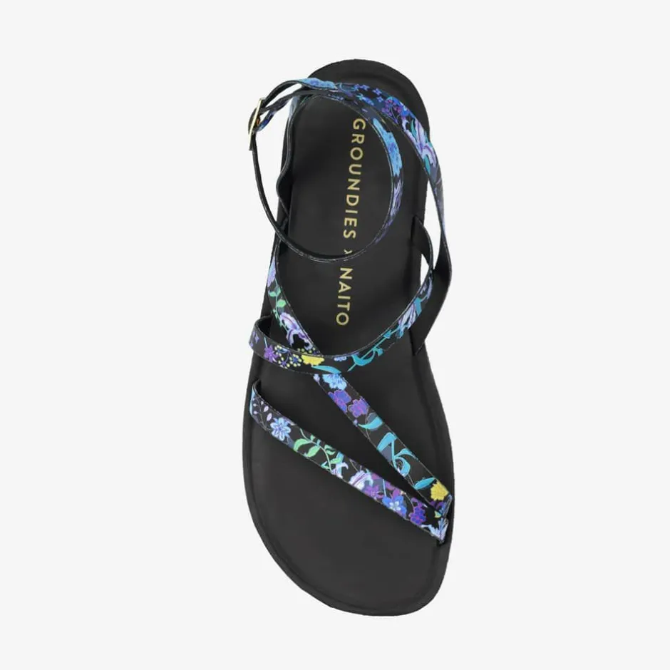 Sandals|Groundies ® Florence X Naito Women Black