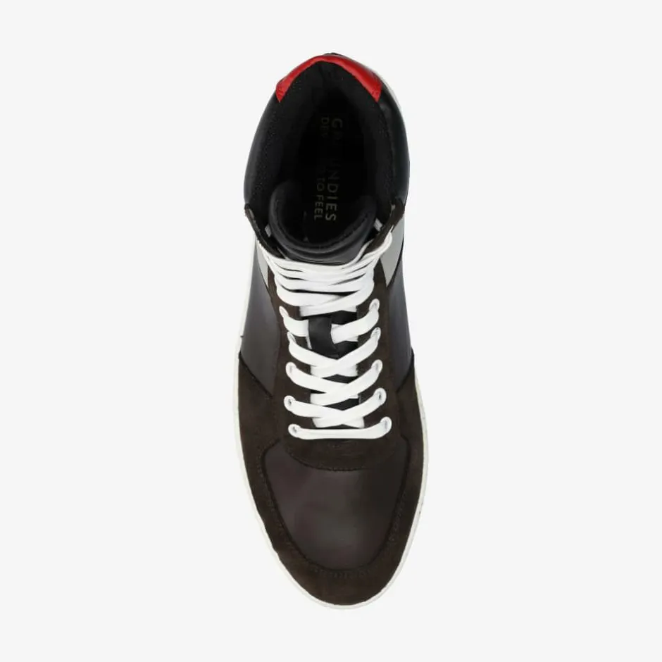Sneaker|Groundies ® Hamptons High Men Brown/Grey