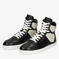Sneaker|Groundies ® Hamptons High Women Black/Beige
