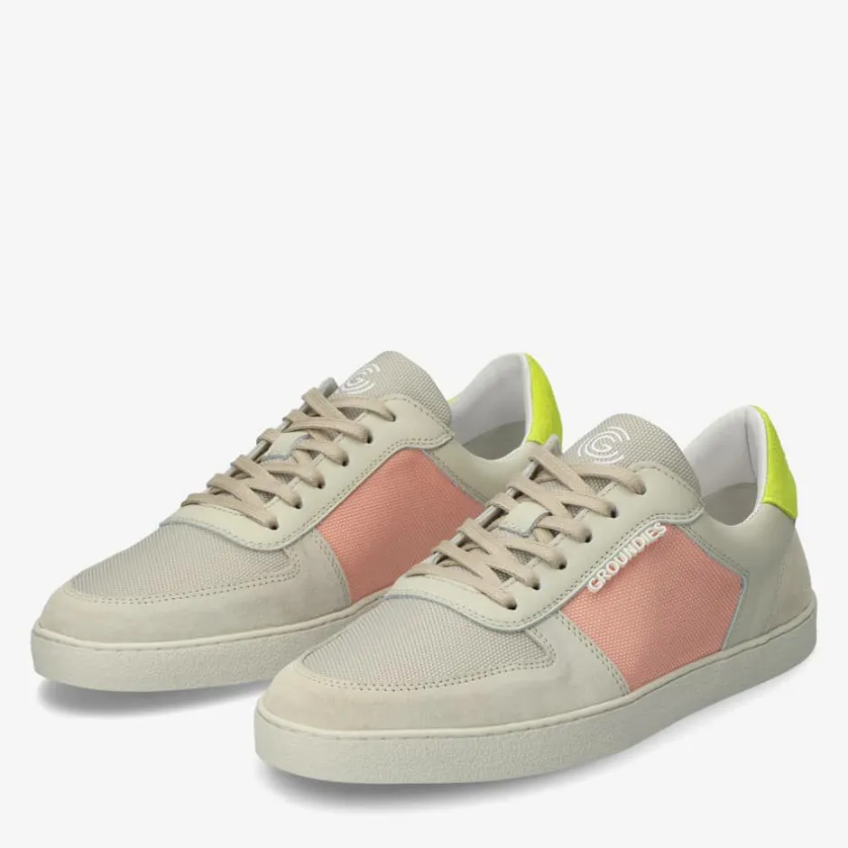 Sneaker|Groundies ® Hamptons Women Grey/Pink