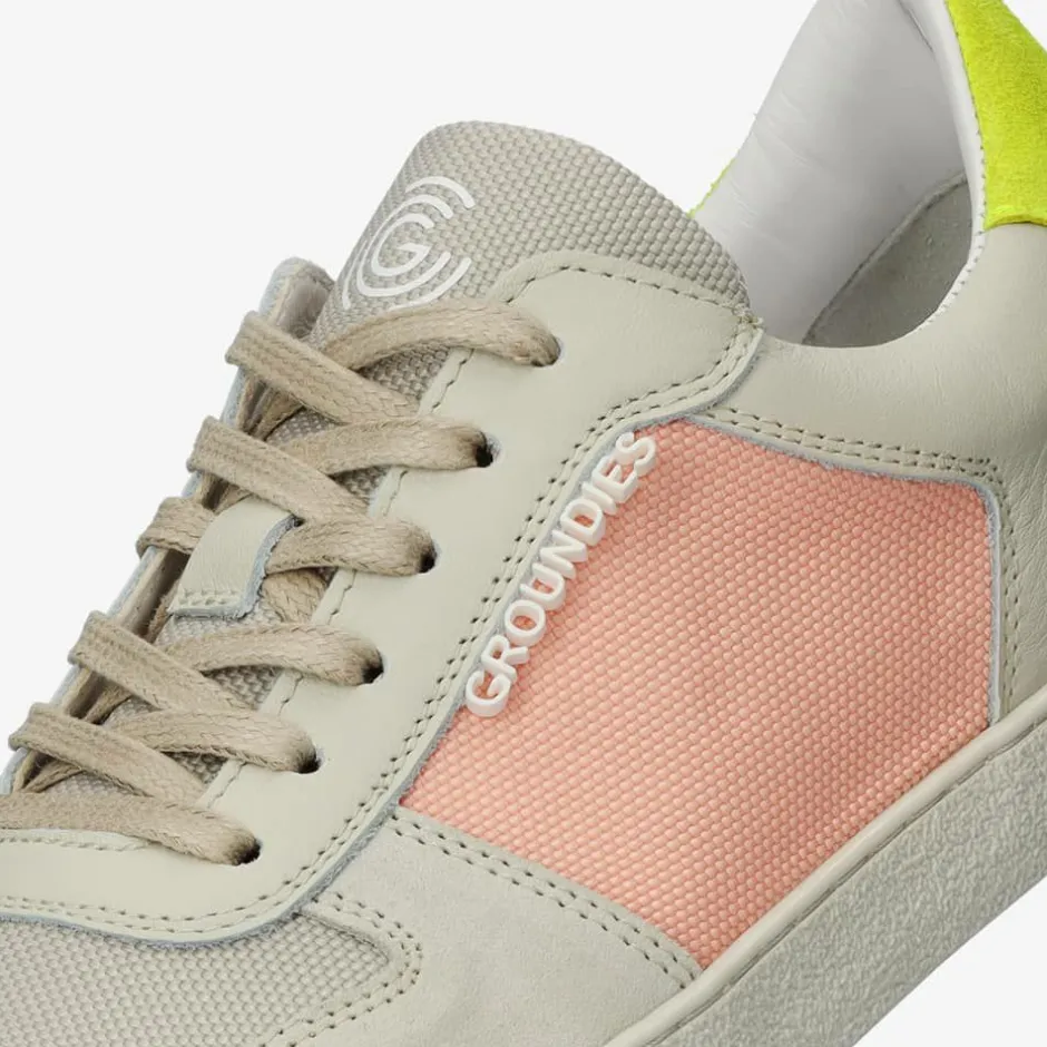 Sneaker|Groundies ® Hamptons Women Grey/Pink