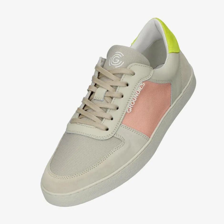 Sneaker|Groundies ® Hamptons Women Grey/Pink
