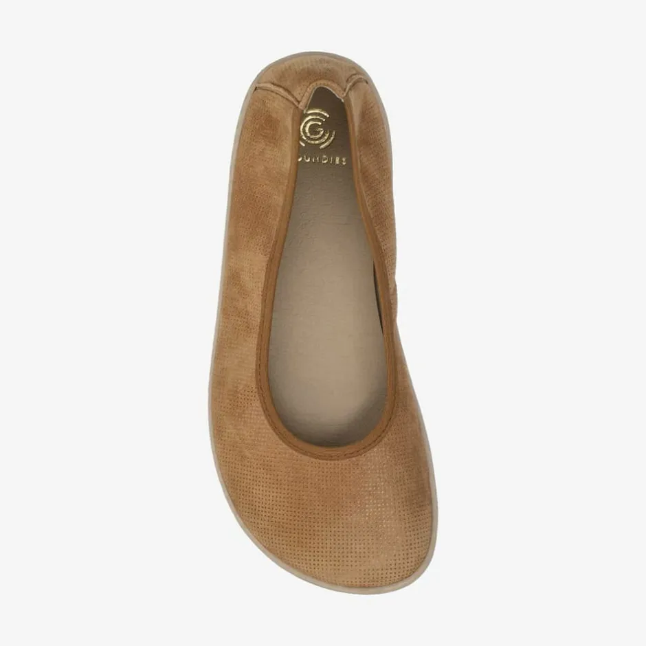 Ballet Flats|Groundies ® Lily Barefoot+ Women Brown