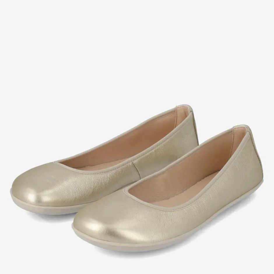 Ballet Flats|Groundies ® Lily Classic Women Metallic Champagne