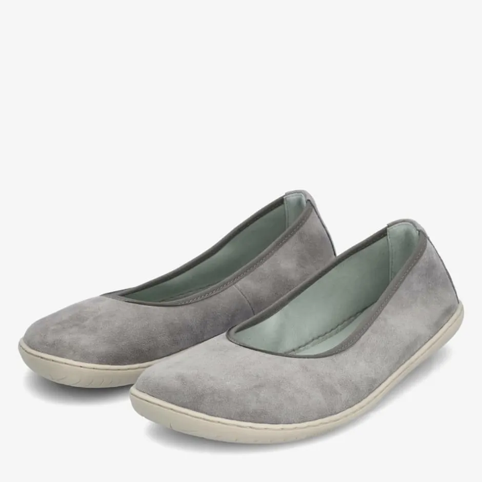 Ballet Flats|Groundies ® Lily Soft Barefoot+ Women Grey