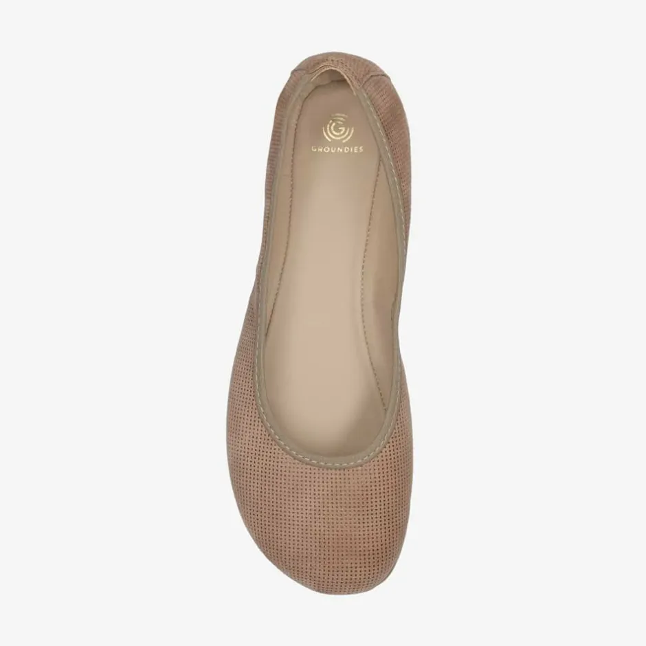 Ballet Flats|Groundies ® Lily Women Taupe