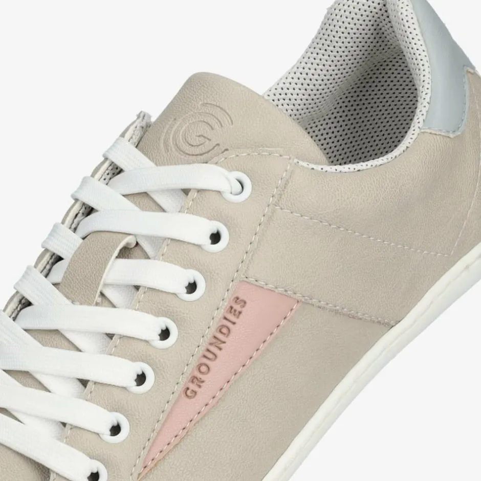 Sneaker|Groundies ® Melbourne Vegan Women Beige Pink