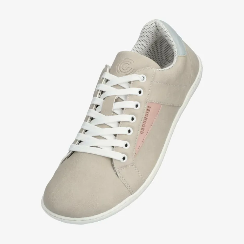 Sneaker|Groundies ® Melbourne Vegan Women Beige Pink
