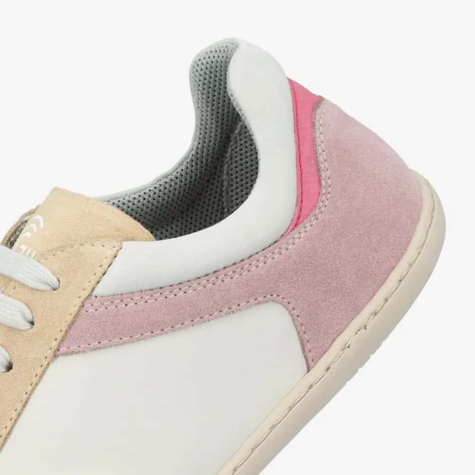Sneaker|Groundies ® Orlando Barefoot+ Women Off-White/Beige/Pink