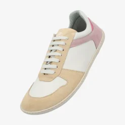 Sneaker|Groundies ® Orlando Barefoot+ Women Off-White/Beige/Pink
