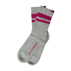 Accessories|Groundies ® Sportsocks Grey/Pink